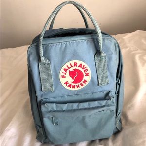 Fjallraven Kanken Mini Backpack, light blue